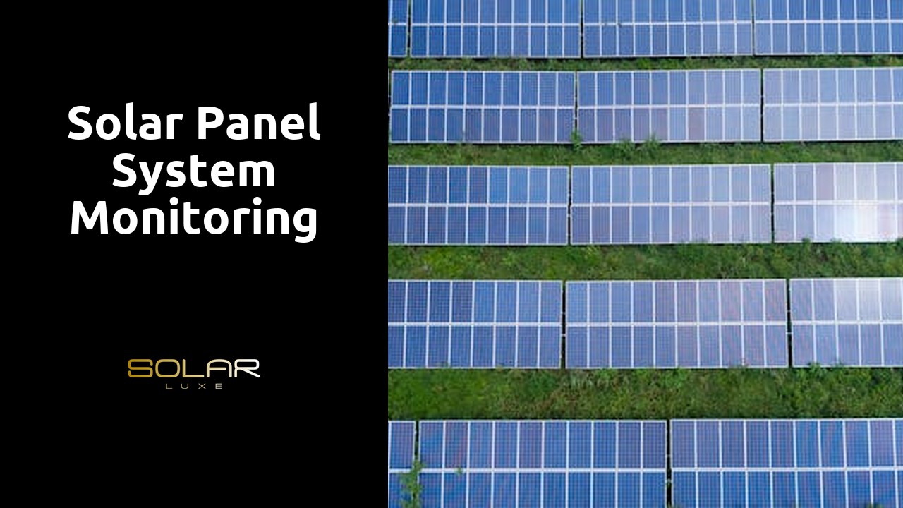 Solar Panel System Monitoring